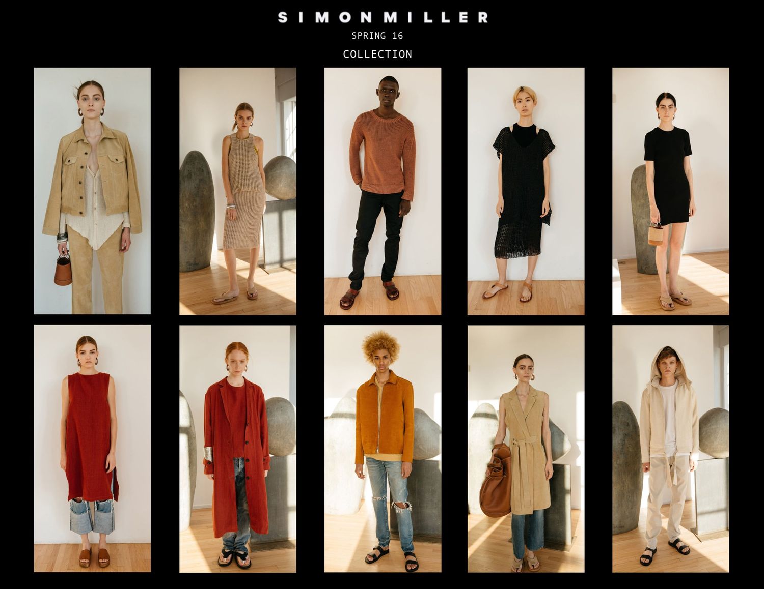 Simon Miller Spring 16 collection lineup